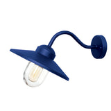 Elstead Klampenborg 1 lt Wall Lantern Blue