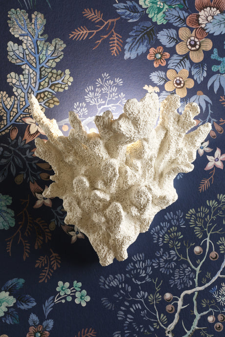 David Hunt Korallion Wall Light Matt White