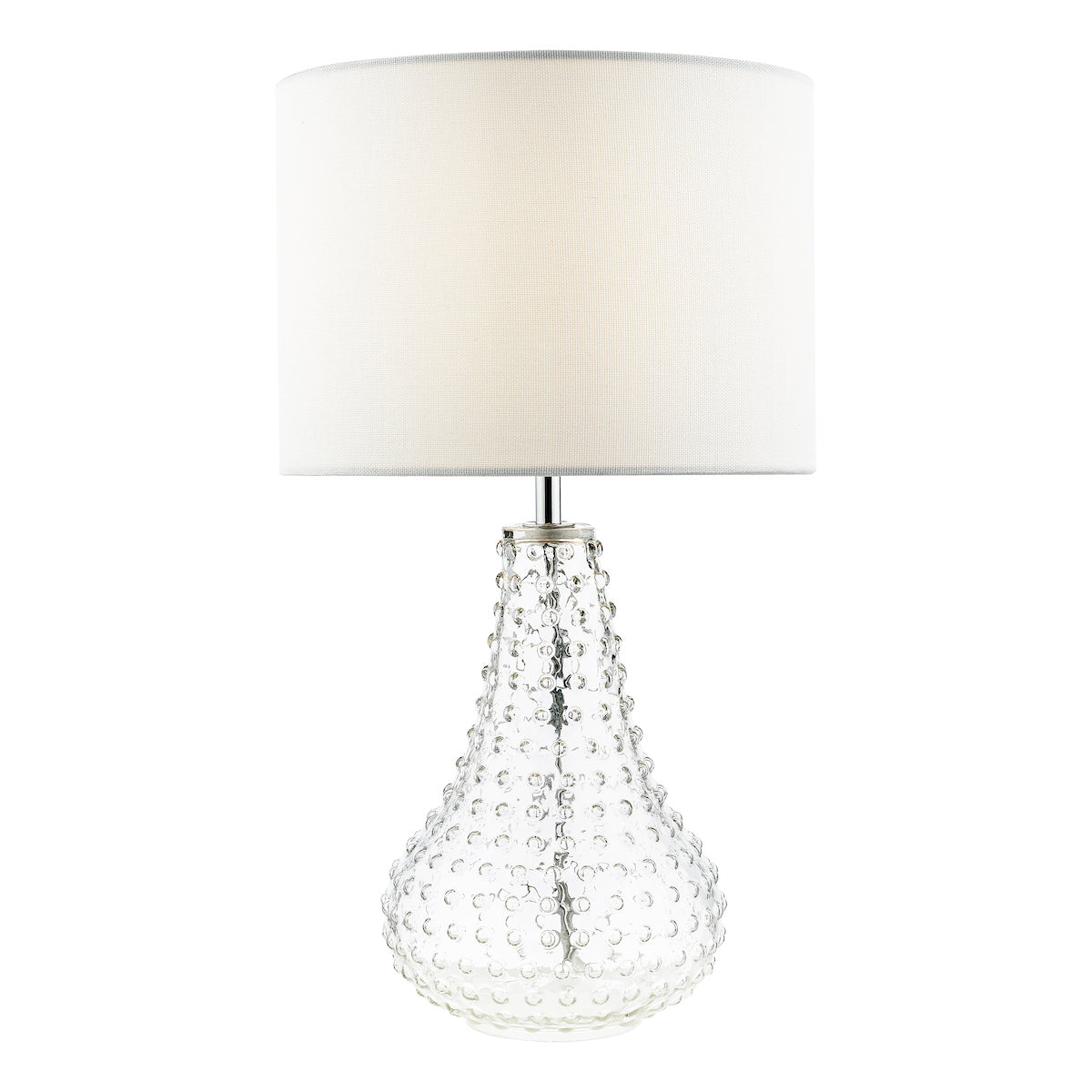 Dar Kristina Table Lamp Textured Glass With Shade –  from Amos Lighting + Home