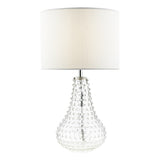 Dar Kristina Table Lamp Textured Glass With Shade –  from Amos Lighting + Home