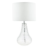 Dar Kristina Table Lamp Textured Glass With Shade –  from Amos Lighting + Home