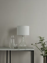 Dar Kristina Table Lamp Textured Glass With Shade –  from Amos Lighting + Home