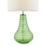 Dar Kristina Table Lamp Green Glass With Shade –  from Amos Lighting + Home