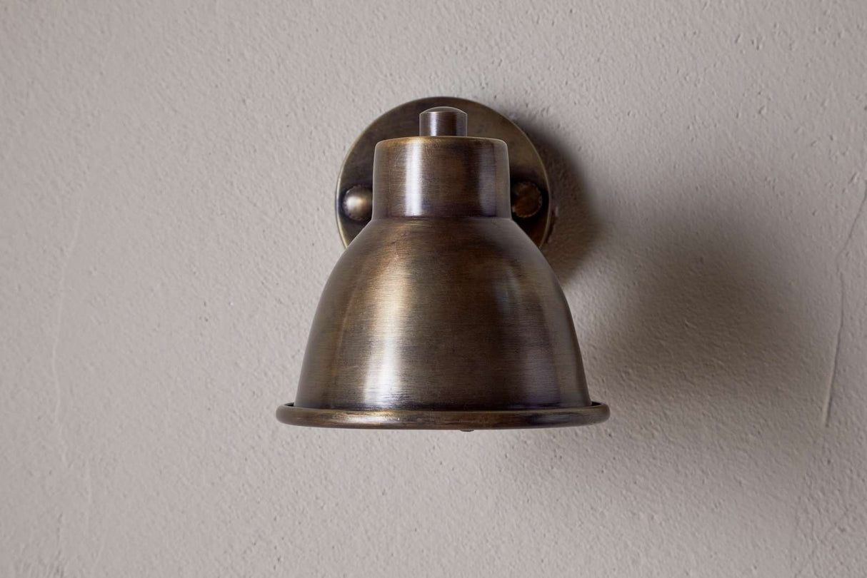 Nkuku Kasai Brass Spotlight Antique Brass