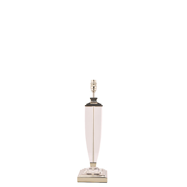 Laura Ashley Carson Large Table Lamp Polished Nickel &amp; Crystal –  from Amos Lighting + Home