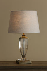 Laura Ashley Carson Small Table Lamp Antique Brass & Crystal –  from Amos Lighting + Home