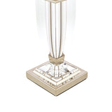 Laura Ashley Carson Small Table Lamp Polished Nickel & Crystal –  from Amos Lighting + Home