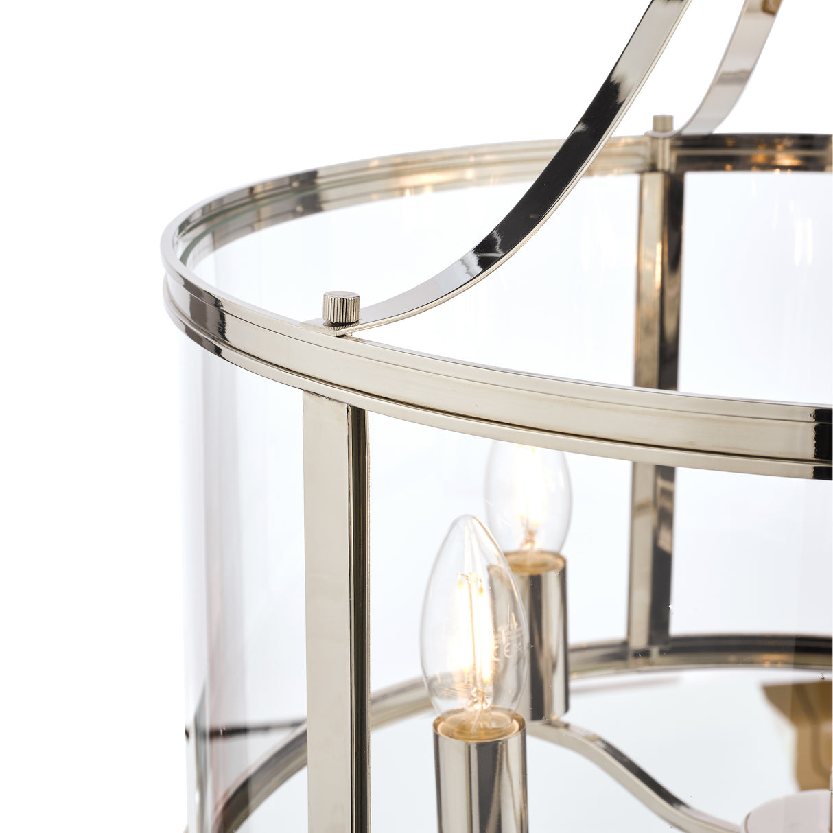 Laura Ashley Harrington 5 Light Pendant Polished Nickel