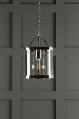 Laura Ashley Harrington Single Pendant Polished Nickel