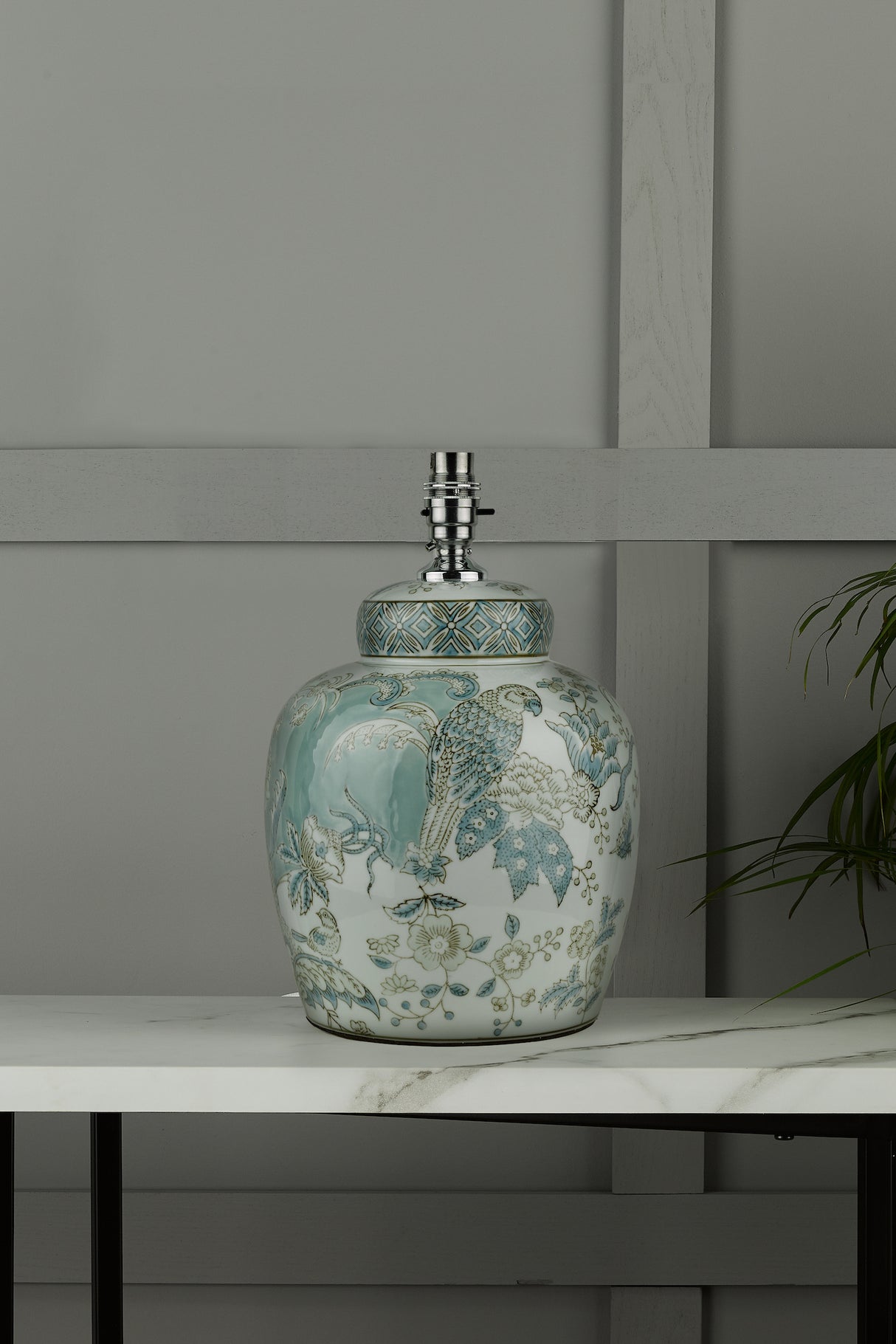 Laura Ashley Elizabeth Ceramic Table Lamp Bird Print Base