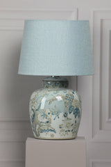 Laura Ashley Elizabeth Ceramic Table Lamp Bird Print Base
