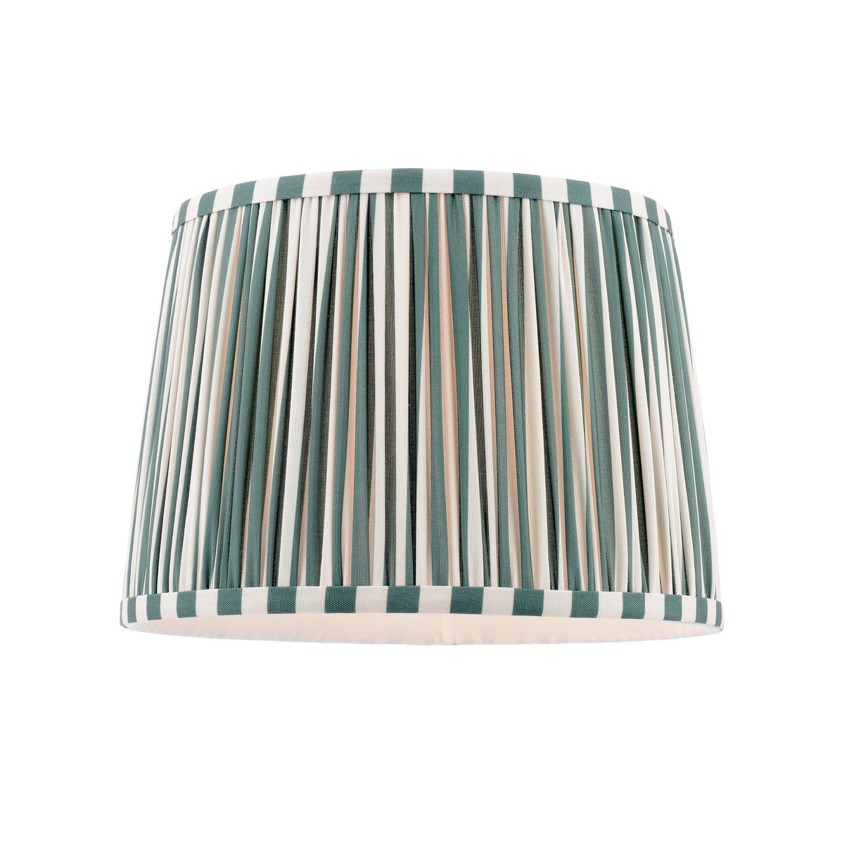 Laura Ashley Denwick Green Cotton Tapered Drum Shade 30cm/12 inch