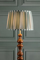 Laura Ashley Denwick Green Cotton Tapered Drum Shade 30cm/12 inch