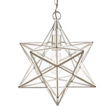 Laura Ashley Star Pendant Polished Silver Glass Large –  from Amos Lighting + Home