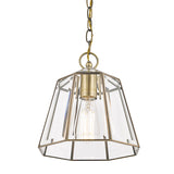 Laura Ashley Clayton Pendant Antique Brass –  from Amos Lighting + Home