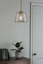 Laura Ashley Clayton Pendant Antique Brass –  from Amos Lighting + Home