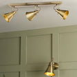 Laura Ashley Rufus 3lt Spotlight Bar Antique Brass –  from Amos Lighting + Home