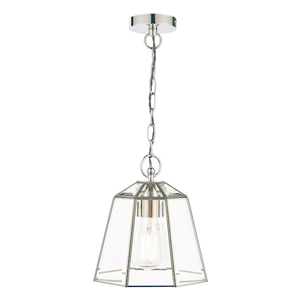 Laura Ashley Clayton Pendant Polished Silver –  from Amos Lighting + Home