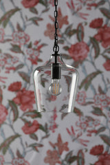 Laura Ashley Ockley Pendant Brushed Black & Glass –  from Amos Lighting + Home