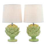 Laura Ashley Artichoke Twin Pack Table Lamp Green –  from Amos Lighting + Home