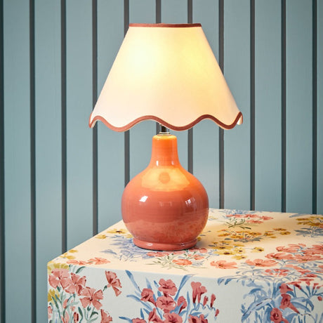 Laura Ashley Bramhope Table Lamp Terracotta –  from Amos Lighting + Home