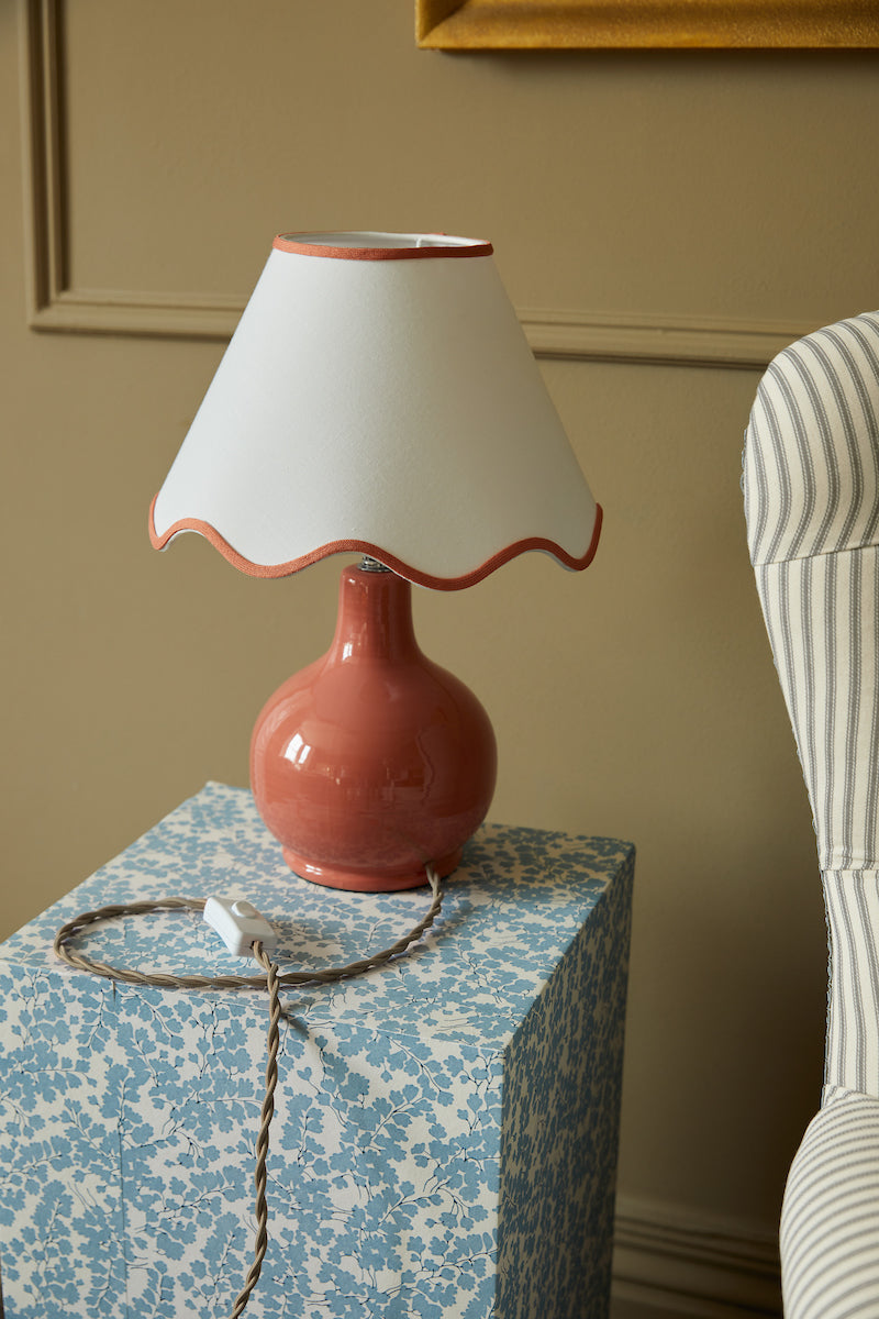 Laura Ashley Bramhope Table Lamp Terracotta –  from Amos Lighting + Home