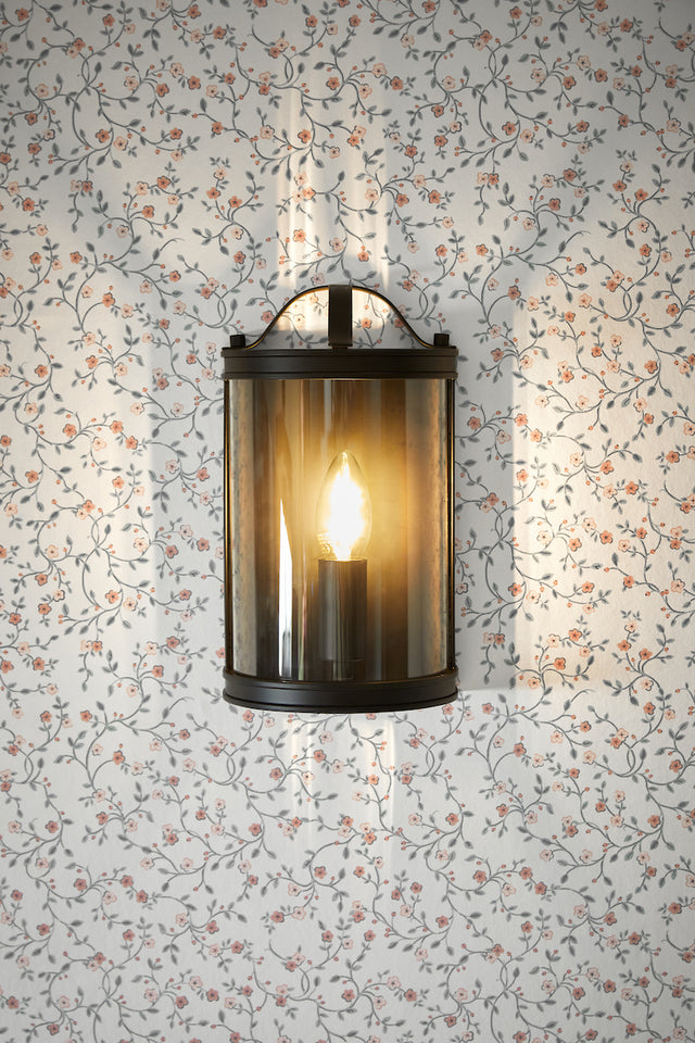 Laura Ashley Harrington Wall Light Matt Black –  from Amos Lighting + Home