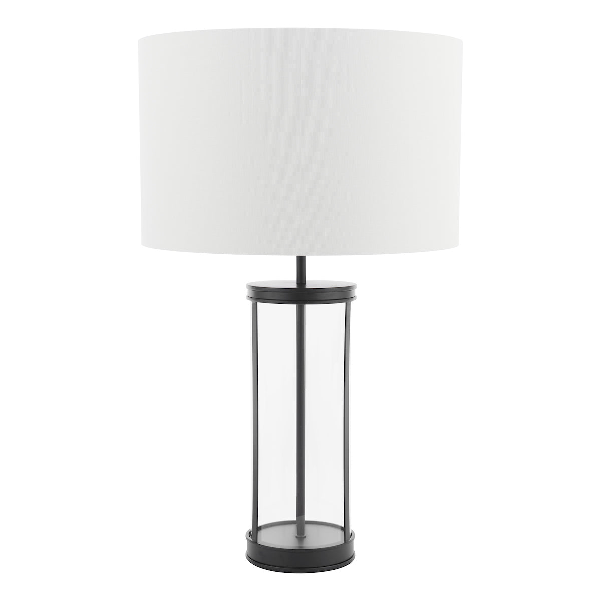 Laura Ashley Harrington Large Table Lamp Matt Black –  from Amos Lighting + Home