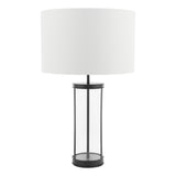 Laura Ashley Harrington Large Table Lamp Matt Black –  from Amos Lighting + Home