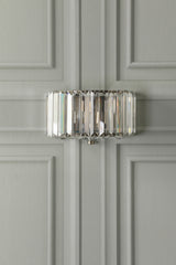 Laura Ashley Fernhurst Wall Light Crystal and Antique Brass