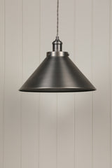 Laura Ashley Rufus Pendant Industrial Nickel