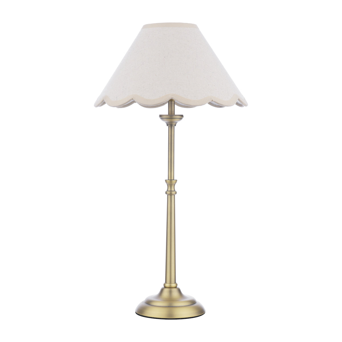 Laura Ashley Cordwell Table Lamp Matt Antique Brass With Shade