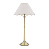 Laura Ashley Cordwell Table Lamp Matt Antique Brass With Shade