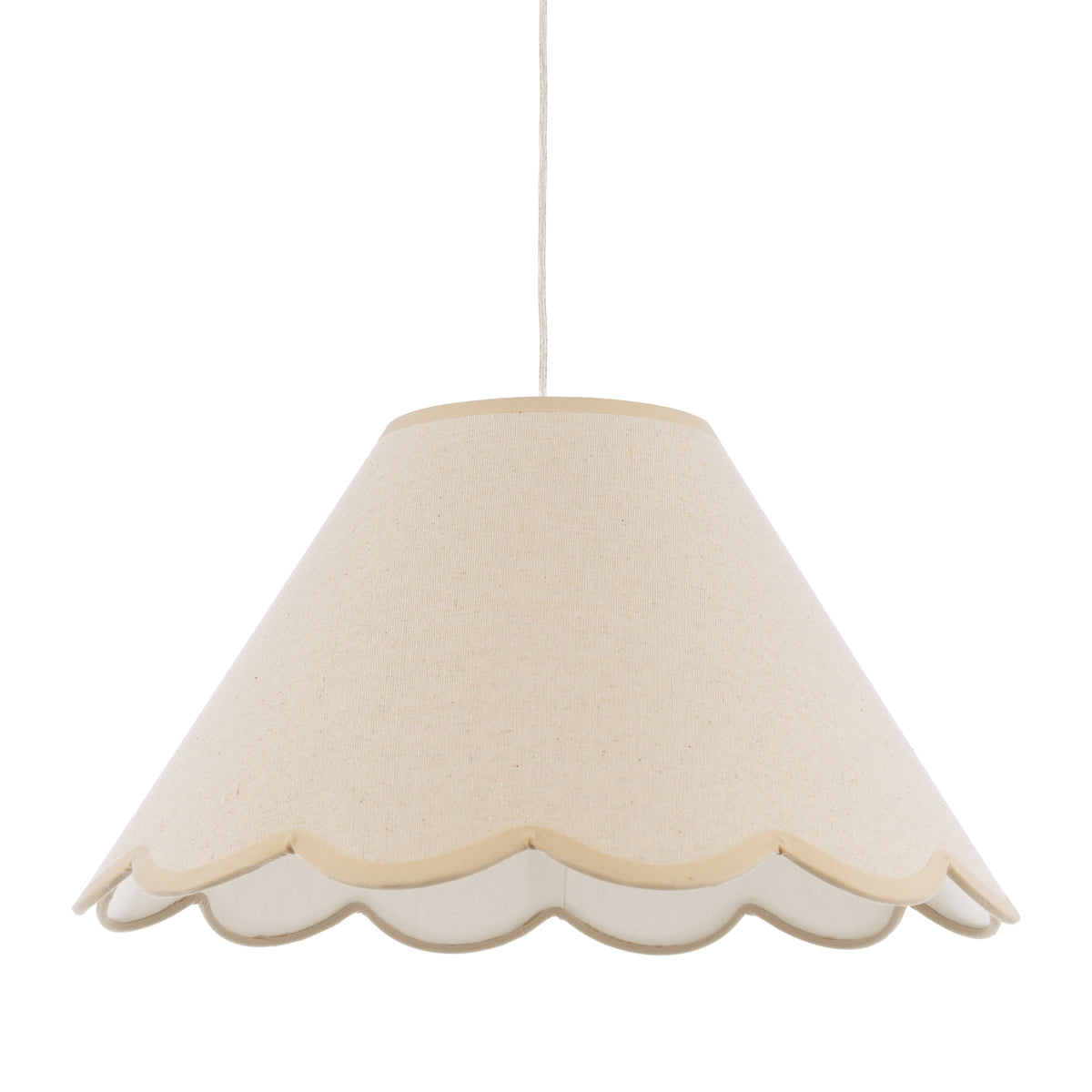 Laura Ashley Cordwell Easy Fit Pendant Natural | No Electrician
