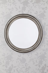 Laura Ashley Tate Mirror Distressed Wood and Mirror 60cm