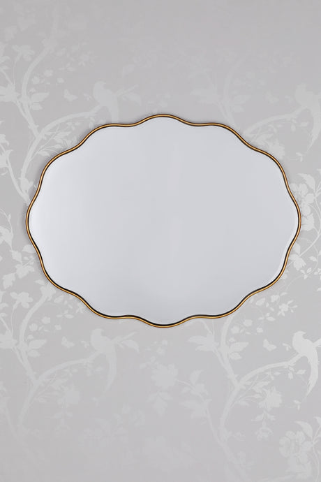 Laura Ashley Medora Mirror Matt Gold 71 X 55cm