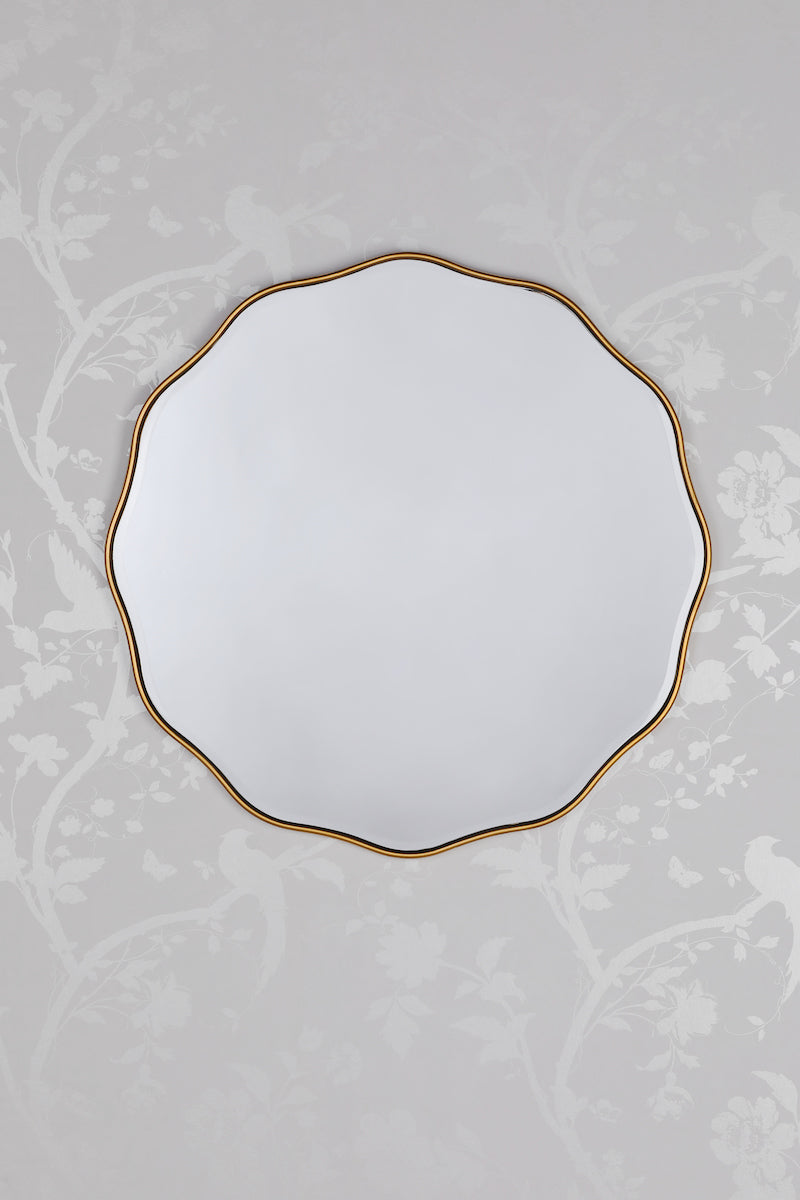 Laura Ashley Medora Mirror Matt Gold 60cm