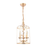 Laura Ashley Halton 3 Light Pendant Distressed Gold Leaf