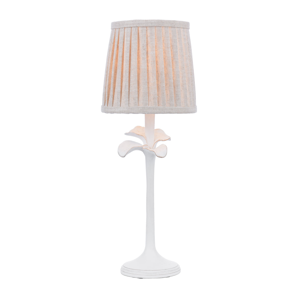 Laura Ashley Eleni Table Lamp Matt White With Shade