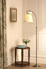 Laura Ashley Dearham Floor Lamp Antique Brass With Shade