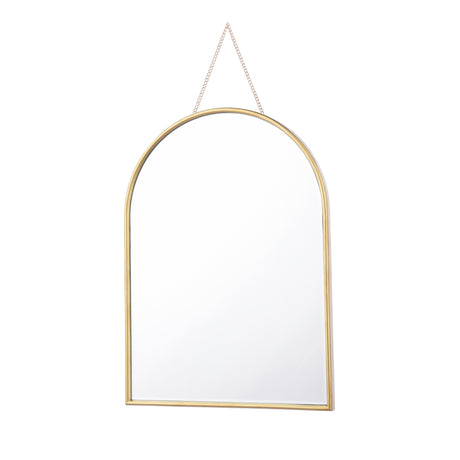 Laura Ashley Roughton Mirror Polished Brass 40 X 29cm
