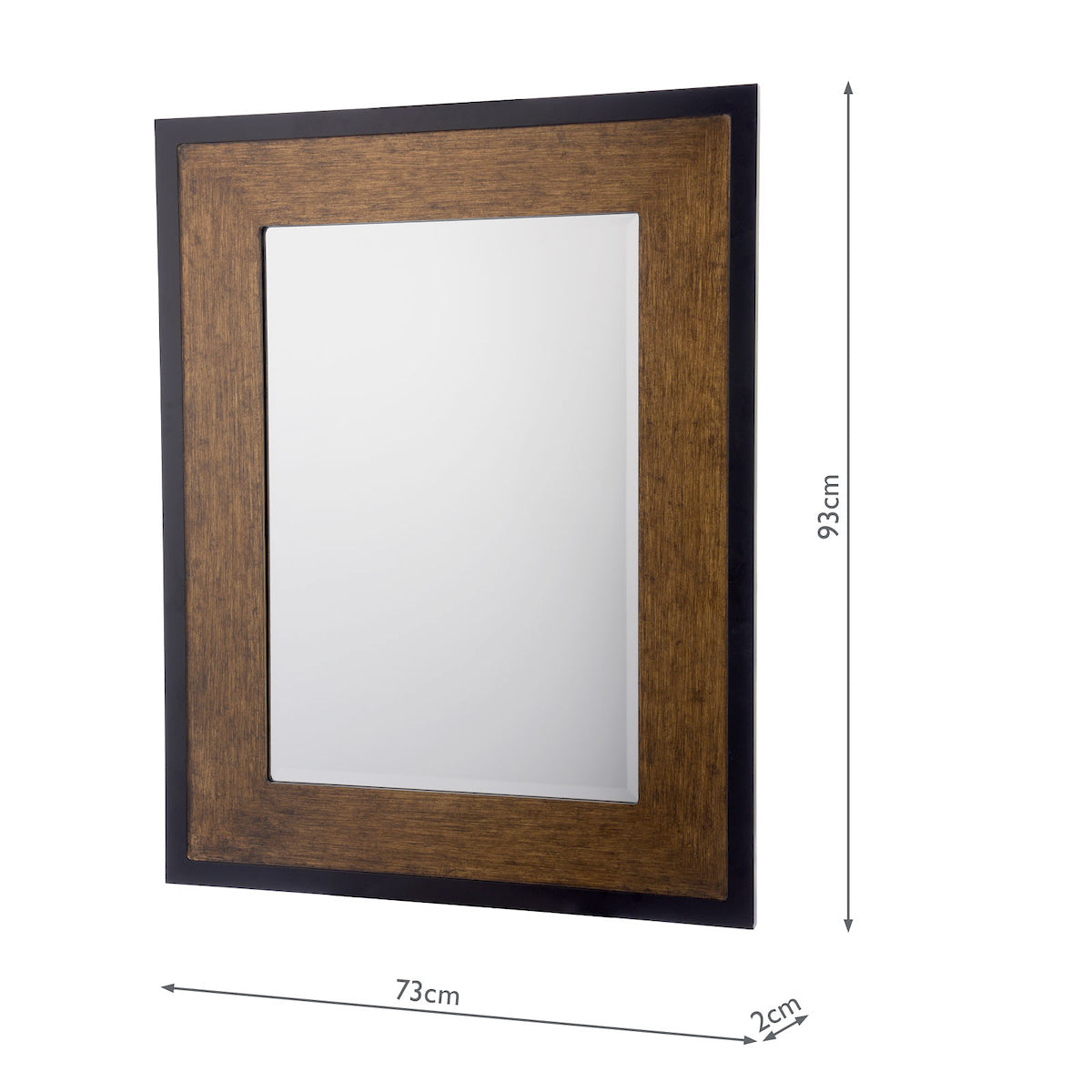 Laura Ashley Cara Mirror Mottled Bronze 93 X 72.5cm