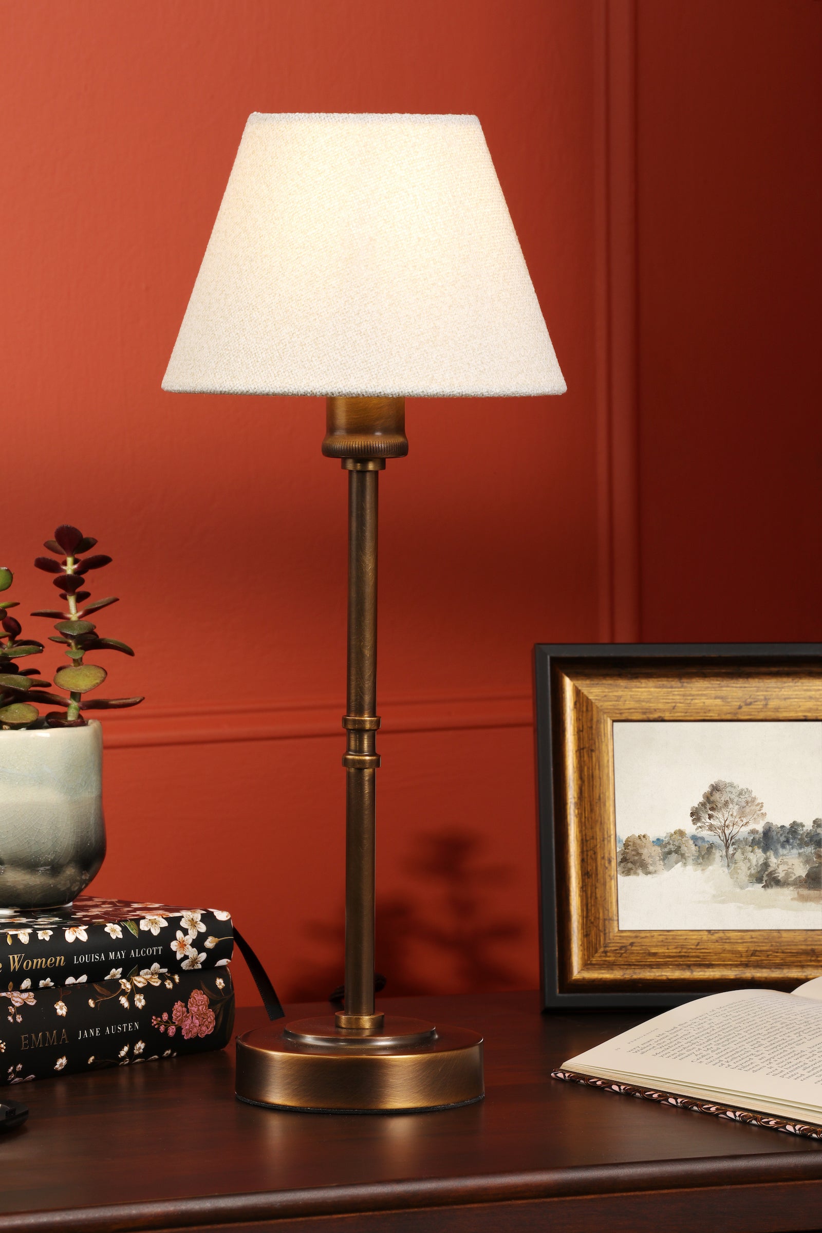 Laura Ashley Denston Table Lamp Antique Bronze | Classic Elegant