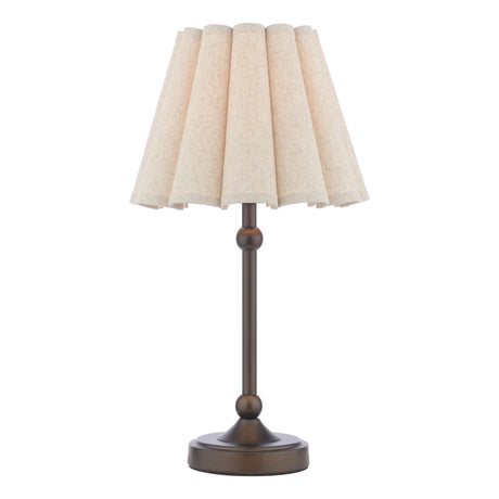 Laura Ashley Holwell Table Lamp Antique Bronze With Shade