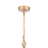 Laura Ashley Eversden Pendant Antique Brass and Crystal