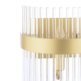 Laura Ashley Alexa Wall Light Glass and Matt Antique Brass