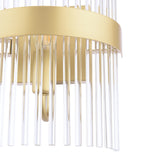 Laura Ashley Alexa Wall Light Glass and Matt Antique Brass