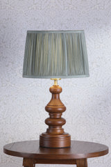 Laura Ashley Hemsley Green 100% Silk Empire Shade 25.5cm