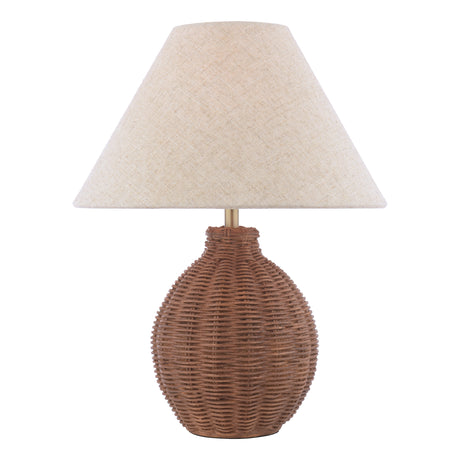 Laura Ashley Fernhill Table Lamp Antique Brown With Shade