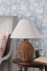 Laura Ashley Fernhill Table Lamp Antique Brown With Shade